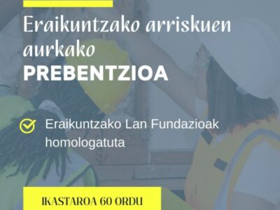 Eraikuntzako Arriskuen aurkako Prebentzioa. Oinarrizko maila (24-PRL-2)