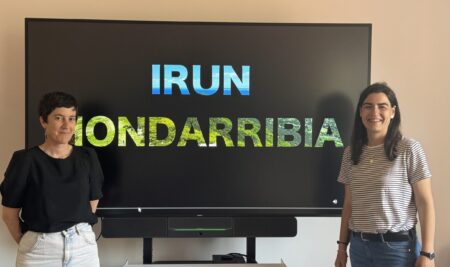 Irun y Hondarribia a vista de pájaro