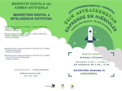 (EH03/024) Ekin asteazkenetan • “Marketin Digitala eta Adimen Artifiziala”